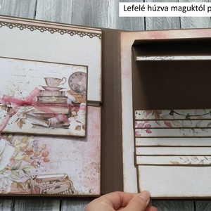 Super nagy vintage scrapbook fotóalbum - Csengének (130 fotóval) - otthon & életmód - papír, írószer - album & fotóalbum - Meska.hu