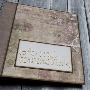 Készleten- A MI történetünk - Scrapbook Fotó/emlékalbum  - Meska.hu