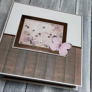 Pillangók - Scrapbook POP-UP fotó/emlékalbum - otthon & életmód - papír, írószer - album & fotóalbum - Meska.hu
