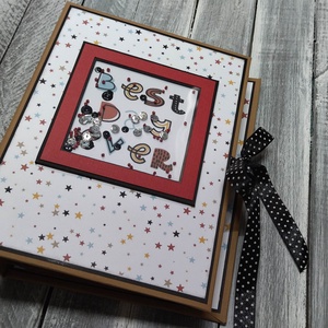 KÉSZLETEN Mickey/Minnie scrapbook fotó/emlékalbum - Meska.hu