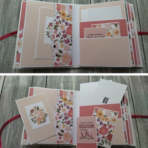 KÉSZLETEN - Itt és Most nevű Scrapbook fotó/emlékalbum - otthon & életmód - papír, írószer - album & fotóalbum - Meska.hu