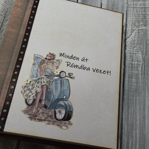 Minden út Rómába vezet - Extra nagy scrapbook emlék/fotóalbum (150 fotó) - Meska.hu