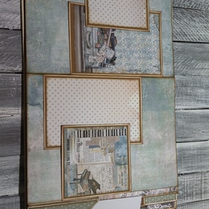 KÉSZLETEN- Sose felejtsük el, honnan jöttünk - Búcsúajándék tanárnőnek - Vintage Scrapbook emlék/fotóalbum  - otthon & életmód - papír, írószer - album & fotóalbum - Meska.hu