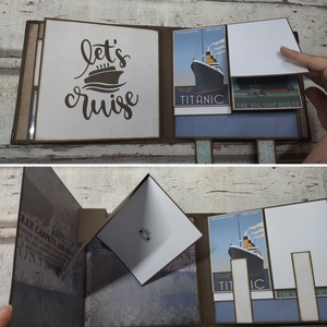 TITANIC- Album Zsombinak - scrapbook fotó/emlékalbum - otthon & életmód - papír, írószer - album & fotóalbum - Meska.hu