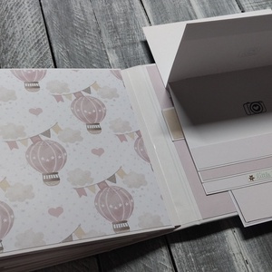 KÉSZLETEN - Boho Baby album - Welcome Little One - otthon & életmód - papír, írószer - album & fotóalbum - Meska.hu