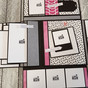 KÉSZLETEN  Magenta Scrapbook Fotóalbum - otthon & életmód - papír, írószer - album & fotóalbum - Meska.hu