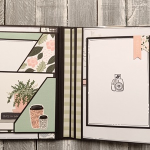 KÉSZLETEN  Coffee is always a good idea - Scrapbook Fotóalbum - otthon & életmód - papír, írószer - album & fotóalbum - Meska.hu