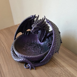 Sárkányos 3d tálka , Otthon & Életmód, Dekoráció, Asztal és polc dekoráció, Asztaldísz, Mindenmás, MESKA