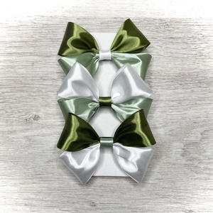 ,Big Green Bows - Hajgumi Szett (3db/cs), Ruha & Divat, Hajdísz & Hajcsat, Hajgumi, Varrás, MESKA