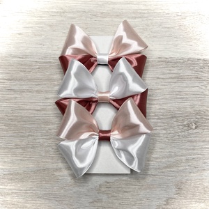 ,Big Pink Bows - Masnis Hajgumi Szett (3db/cs) - Meska.hu