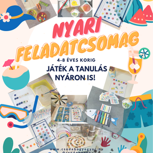 Készségfejlesztő feladatok, ötletek a nyárra , Játék & Sport, Készségfejlesztő és Logikai játék, Logikai játékok, Fotó, grafika, rajz, illusztráció, Meska