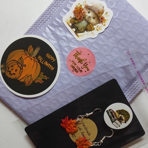 Őszi levél  - ékszer - fülbevaló - lógó fülbevaló - Meska.hu