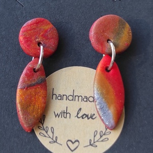 Varázslatos ősz fülbevaló  - ékszer - fülbevaló - lógó fülbevaló - Meska.hu