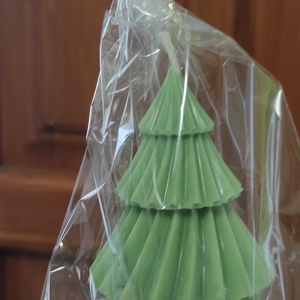 Fenyőfa szójaviasz gyertya  - Meska.hu