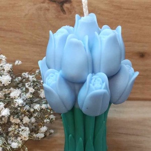 Tulipán gyertya  - Meska.hu