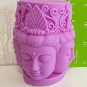 Béke Buddha � kézműves szójaviasz dekor gyertya, meditációhoz és lakásdekorációhoz - otthon & életmód - gyertya, illat, aroma - gyertya - Meska.hu