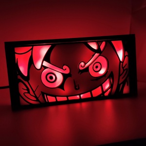 One Piece Luffy Gear 5 Állítható Fényes Lámpa Lightbox - otthon & életmód - lámpa - hangulatlámpa - Meska.hu