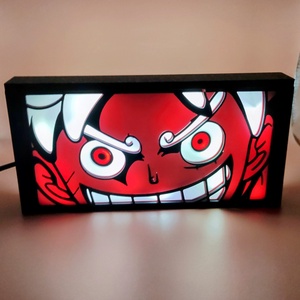 One Piece Luffy Gear 5 Állítható Fényes Lámpa Lightbox - otthon & életmód - lámpa - hangulatlámpa - Meska.hu