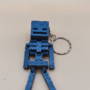 Minecraft Skeleton Csontváz Kulcstartó - táska & tok - kulcstartó & táskadísz - kulcstartó - Meska.hu