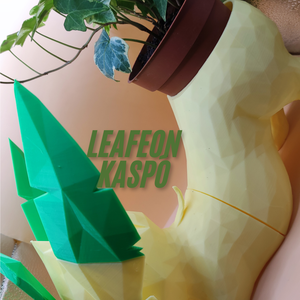 Leafeon Kaspó Ültető Cserép Pokemon - otthon & életmód - dekoráció - virágdísz és tartó - cserép & kaspó - Meska.hu