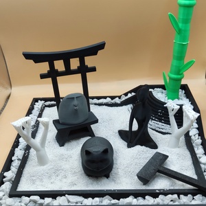 Zen garden, japán zen kert, Otthon & Életmód, Dekoráció, Asztal és polc dekoráció, Kavics & Kő, Mindenmás, MESKA