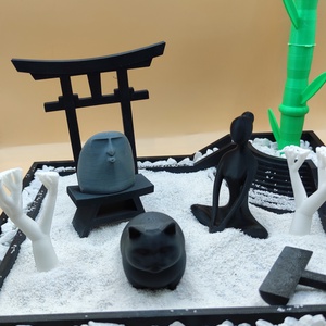 Zen garden, japán zen kert - otthon & életmód - dekoráció - asztal és polc dekoráció - kavics & kő - Meska.hu
