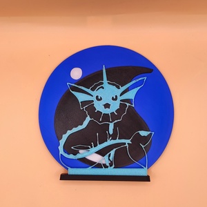 Foszforeszkáló vaporeon dísz - otthon & életmód - dekoráció - asztal és polc dekoráció - asztaldísz - Meska.hu