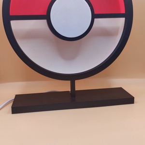 Pokéball asztali lámpa - otthon & életmód - lámpa - asztali lámpa - Meska.hu