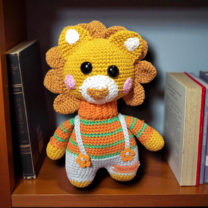 amigurumi oroszlánok - játék & sport - plüssállat & játékfigura - más figura - Meska.hu