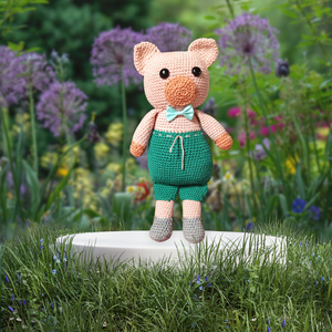 Amigurumi malacka - játék & sport - plüssállat & játékfigura - malac - Meska.hu