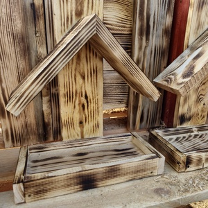 Fa madáretető - otthon & életmód - ház & kert - madáretető & itató - Meska.hu