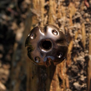 egyedi kerámia fogantyú (bútorgomb) - Pöttyös -  - Meska.hu