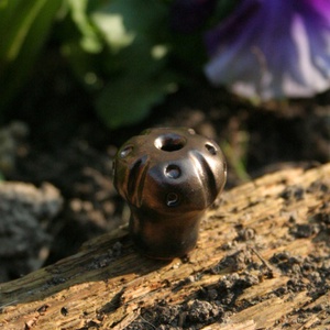 egyedi kerámia fogantyú (bútorgomb) - Pöttyös -  - Meska.hu