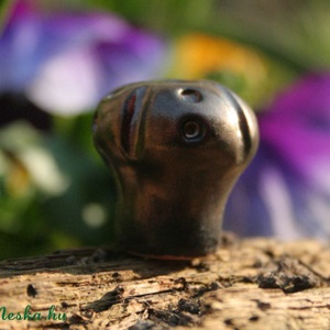 egyedi kerámia fogantyú (bútorgomb) - Pöttyös -  - Meska.hu