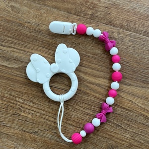 Minnie rágcsalánc, Játék & Sport, 3 éves kor alattiaknak, Cumilánc, Gyöngyfűzés, gyöngyhímzés, MESKA