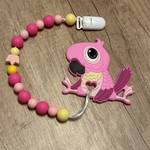 Rágcsalánc - papagájos - baba - mama - baba játékok - cumilánc - Meska.hu