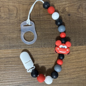 Cumilánc - piros kisautóval - Meska.hu