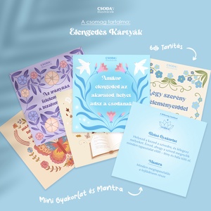 Elengedés Csomag: Napló, Meditáció, Kártyák - otthon & életmód - papír, írószer - jegyzetfüzet & napló - Meska.hu