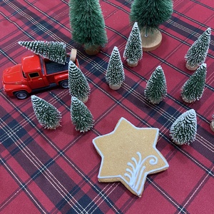 Karácsonyi csillag - karácsony - karácsonyi lakásdekoráció - ünnepi asztaldekoráció - Meska.hu