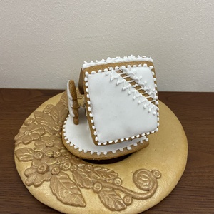 Mézeskalács házikó - karácsony - adventi díszek - adventi asztaldísz - Meska.hu