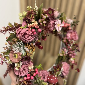 Őszi kopogtató  - otthon & életmód - dekoráció - ajtó- és ablak dekoráció - ajtódísz & kopogtató - Meska.hu