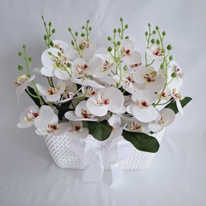 Fehér orchidea csokor táska, doboz, box , kosár, Otthon & Életmód, Dekoráció, Virágdísz és tartó, Csokor & Virágdísz, Virágkötés, MESKA