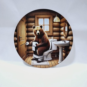 Toilet, ajtódísz, falikép,tábla 3D - otthon & életmód - fürdőszoba - fürdőszobai dekoráció - Meska.hu