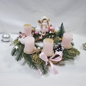 Anagyalka adventi karácsonyi asztaldísz, dekoráció  - karácsony - adventi díszek - adventi asztaldísz - Meska.hu