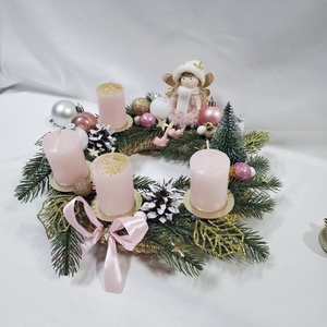 Anagyalka adventi karácsonyi asztaldísz, dekoráció  - karácsony - adventi díszek - adventi asztaldísz - Meska.hu