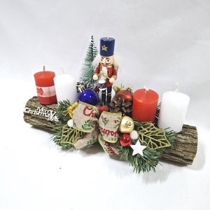 Diótörő adventi karácsonyi asztaldísz, dekoráció  - karácsony - adventi díszek - adventi asztaldísz - Meska.hu