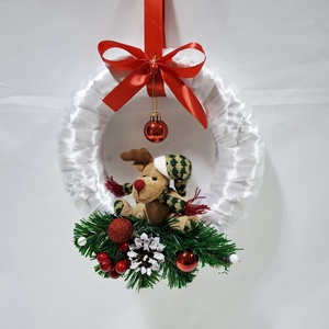 Rénszarvas karácsonyi kopogtató, ajtódísz , dekoráció , Karácsony, Karácsonyi lakásdekoráció, Karácsonyi ajtódíszek, , Szeretettel ajánlom figyelmedbe ezt a téli karácsonyi rénszarvasos ajtódíszt. Felhasználható ajtódí..., MESKA