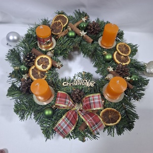 Adventi karácsonyi asztaldísz, dekoráció  - karácsony - adventi díszek - adventi asztaldísz - Meska.hu