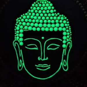 Foszforeszkáló mandala Buddha - otthon & életmód - dekoráció - spiritualitás - mandala - Meska.hu