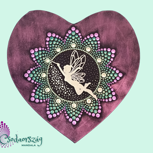 Varázslat foszforeszkáló pontozott mandala - otthon & életmód - dekoráció - spiritualitás - mandala - Meska.hu